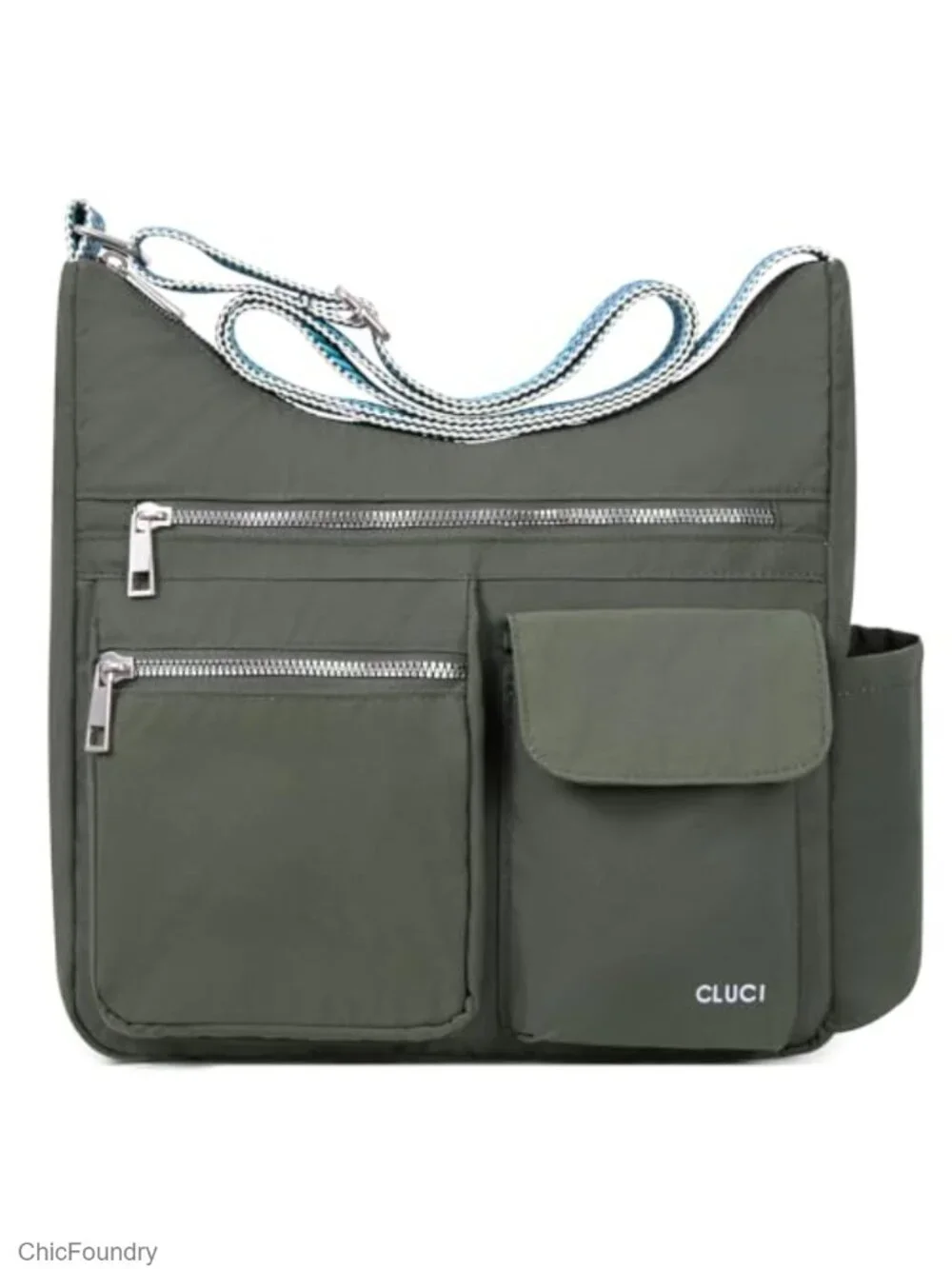 Anti Theft Crossbody Bag for Women Travel Water Resistant Oxford Nylon